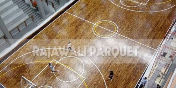 lantai kayu lapangan basket universitas Widyatama bandung 10