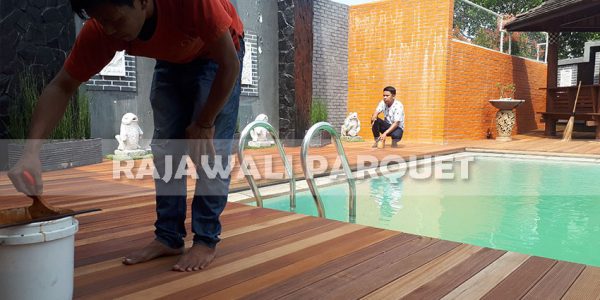 lantai kayu rumah pasha ungu Bogor 7