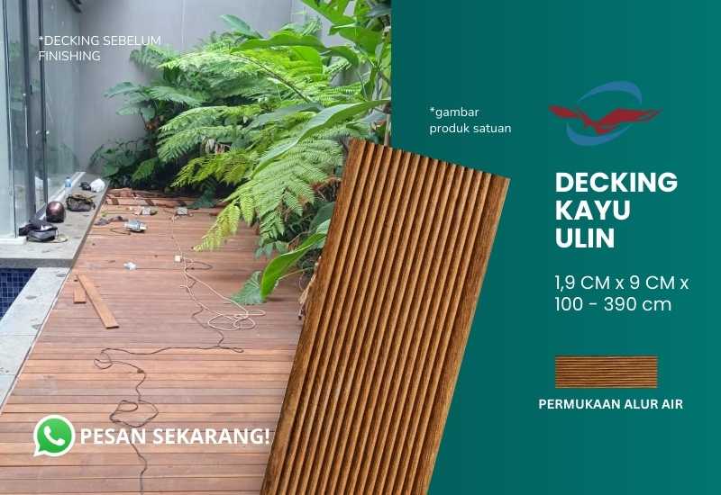 JUAL DECKING KAYU ULIN