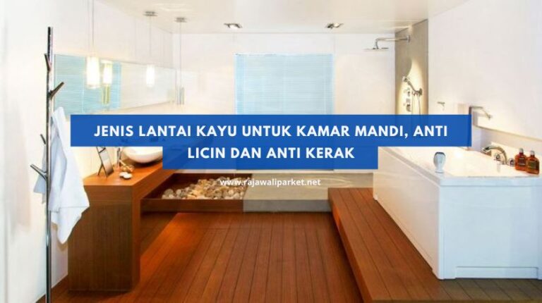 lantai kayu kamar mandi