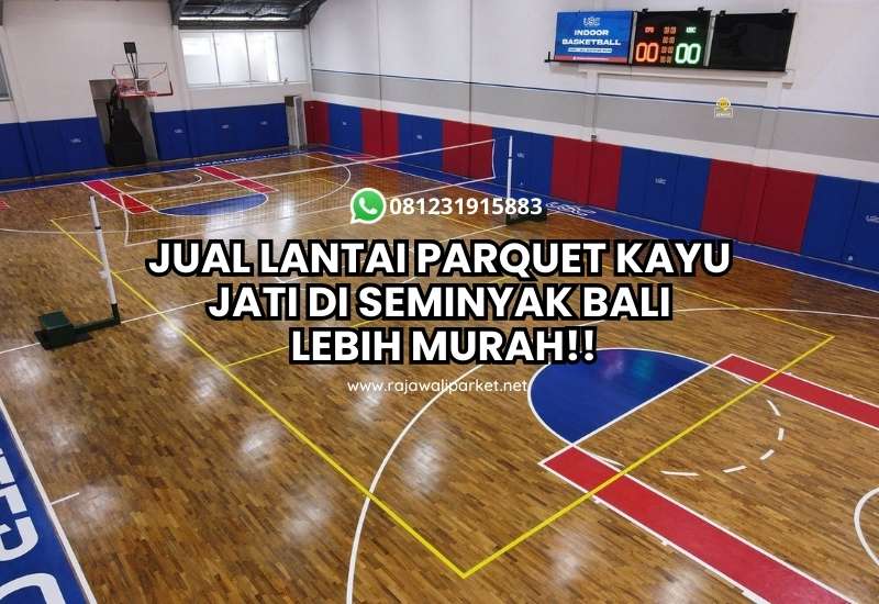 Lantai Parquet Kayu Jati