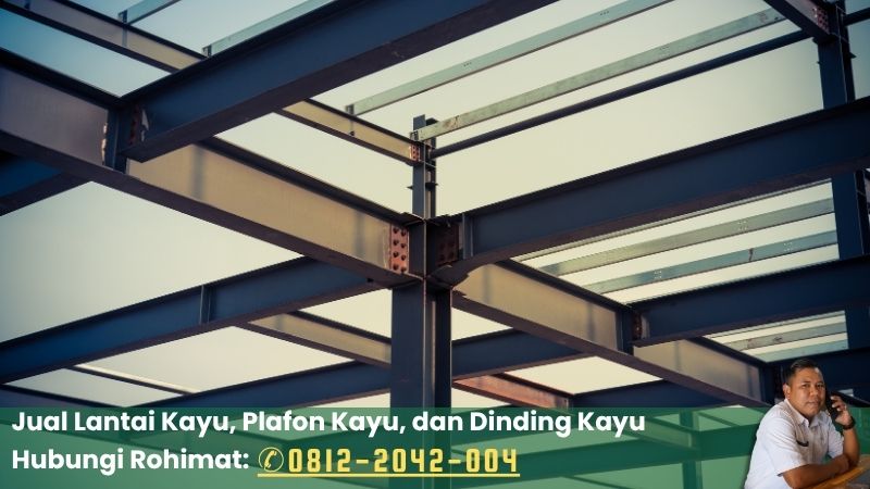rangka atap besi WF